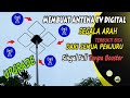 Inilah trik rahasia tukang antena membuat antena tv digital segala arah jernih dari paralon