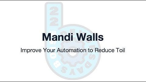 DevOpsDays Boise 2022 Mandi Walls