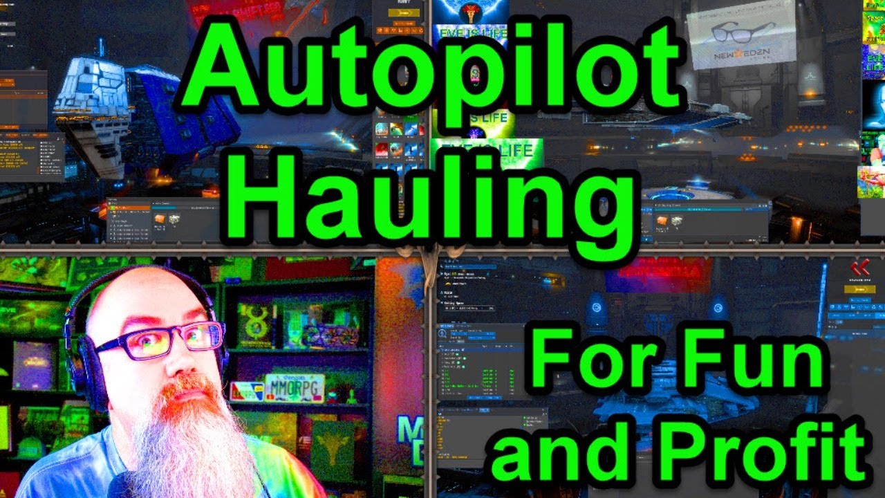 Autopilot Hauling for Fun and Profit !giveaway EVE Online Live