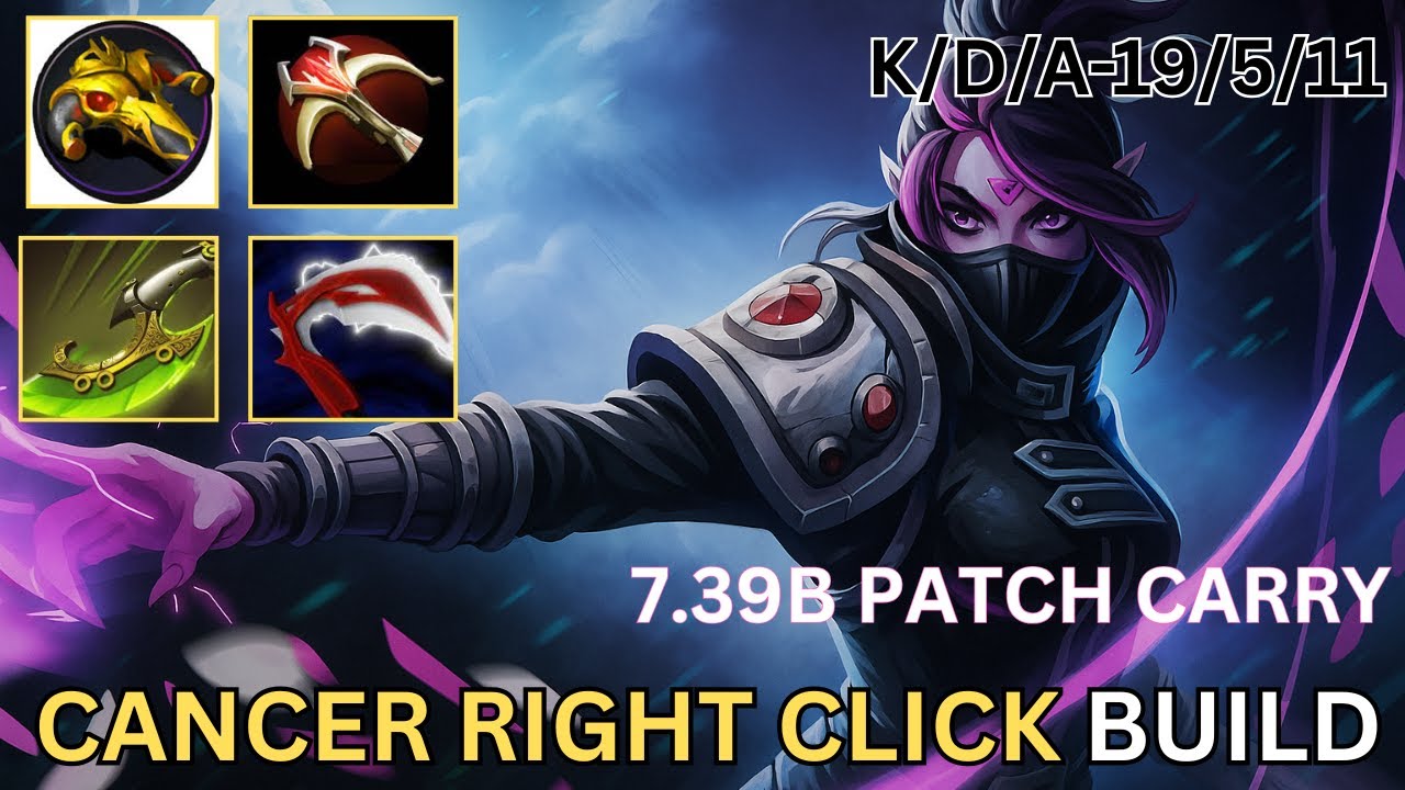 CANCER RIGHT CLICK BUILD TA CARRY FOR THE FIRST TIME IN 7.39B PATCH CARRY