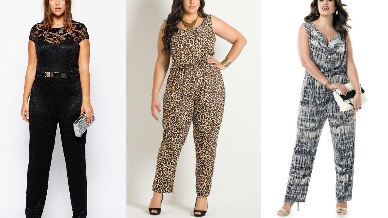 ENTERIZOS JUMPSUITS MONOS TALLAS GRANDES ropa gorditas / Fashion - YouTube