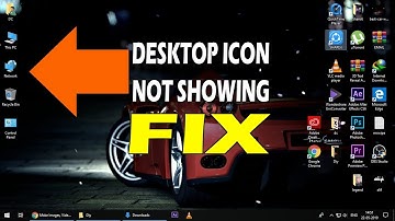 Missing Desktop icon Windows 10 ( This PC, Control Panel, User, Network, Recycle Bin) Fix
