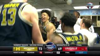 Michigan Coach John Beilein Ambushes Locker Room With Super Soaker To Celebrate Sweet 16 Bid