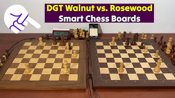 DGT Walnut vs. Rosewood Electronic Chess Boards + DGT Pi 👑 @Gadgetify