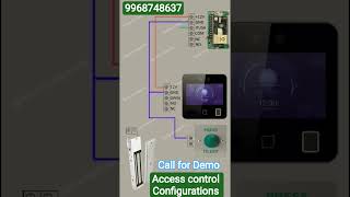 Access Control Wiring Demo | Biometric Door Lock System Installation Guide
