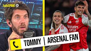 "RATHER WIN PREMIER LEAGUE THAN WORLD CUP" Arsenal fan Tommy gets HEATED with Andy Goldstein