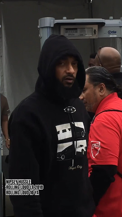 Nipsey Hussle walking in Rolling Loud LA 2018