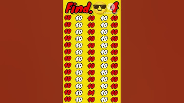 Find The 04 in 40 Challenge 😱🔥 | Only 1% Can Spot It Fast! #shorts #rathor_official_yt