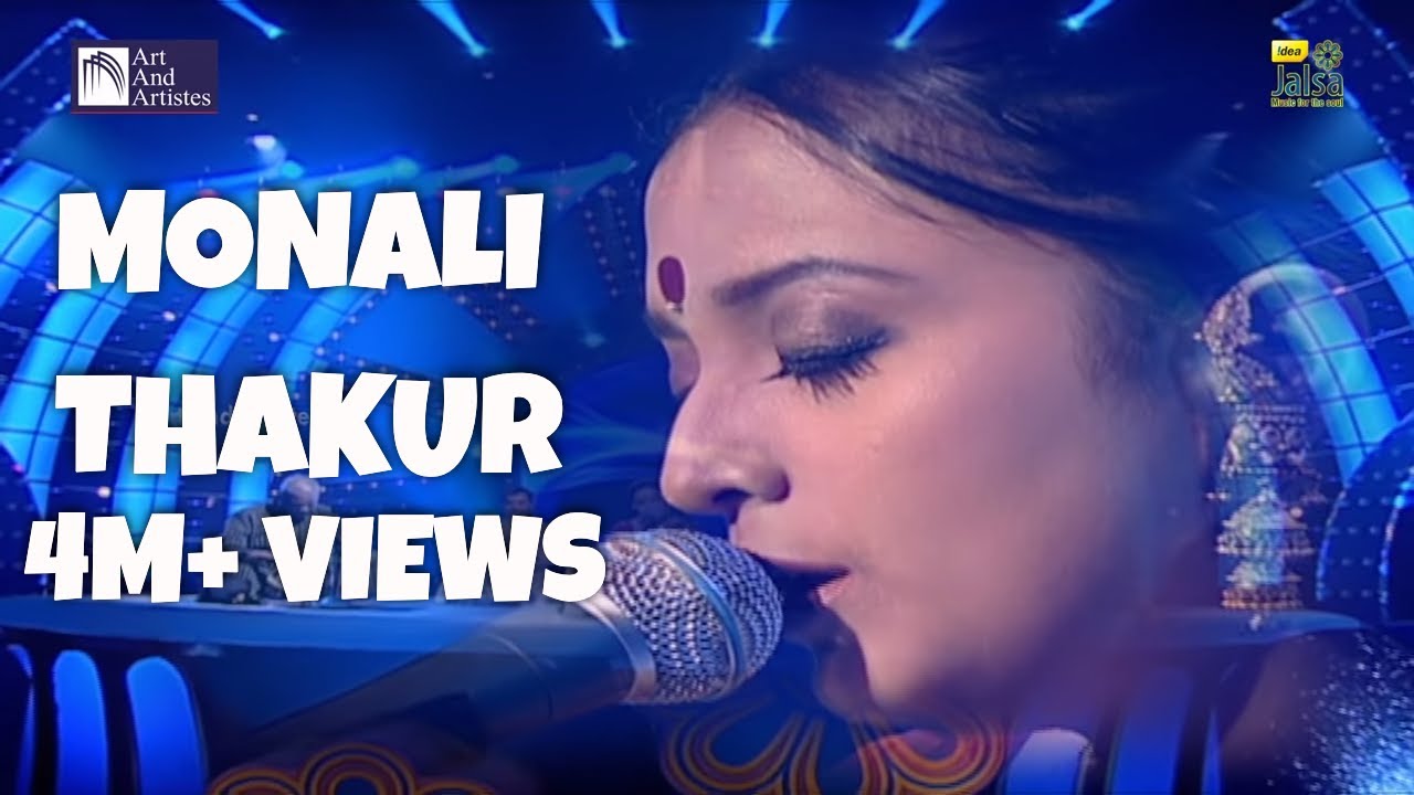 Tumi Robe Nirobe  Monali Thakur  Rabindra Sangeet