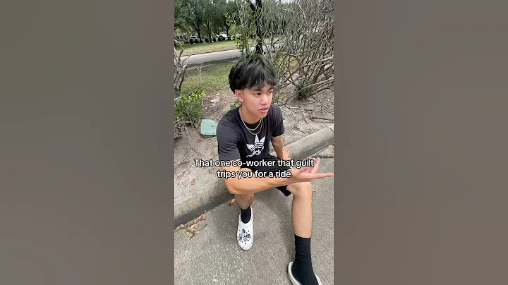 That one co-worker that guilt trips you for a ride 😭