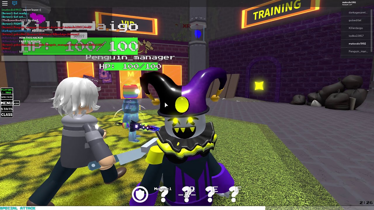 I Meeting Owner And Show How To Get Jevil In Roblox Ut Fighting Youtube - j evil roblox