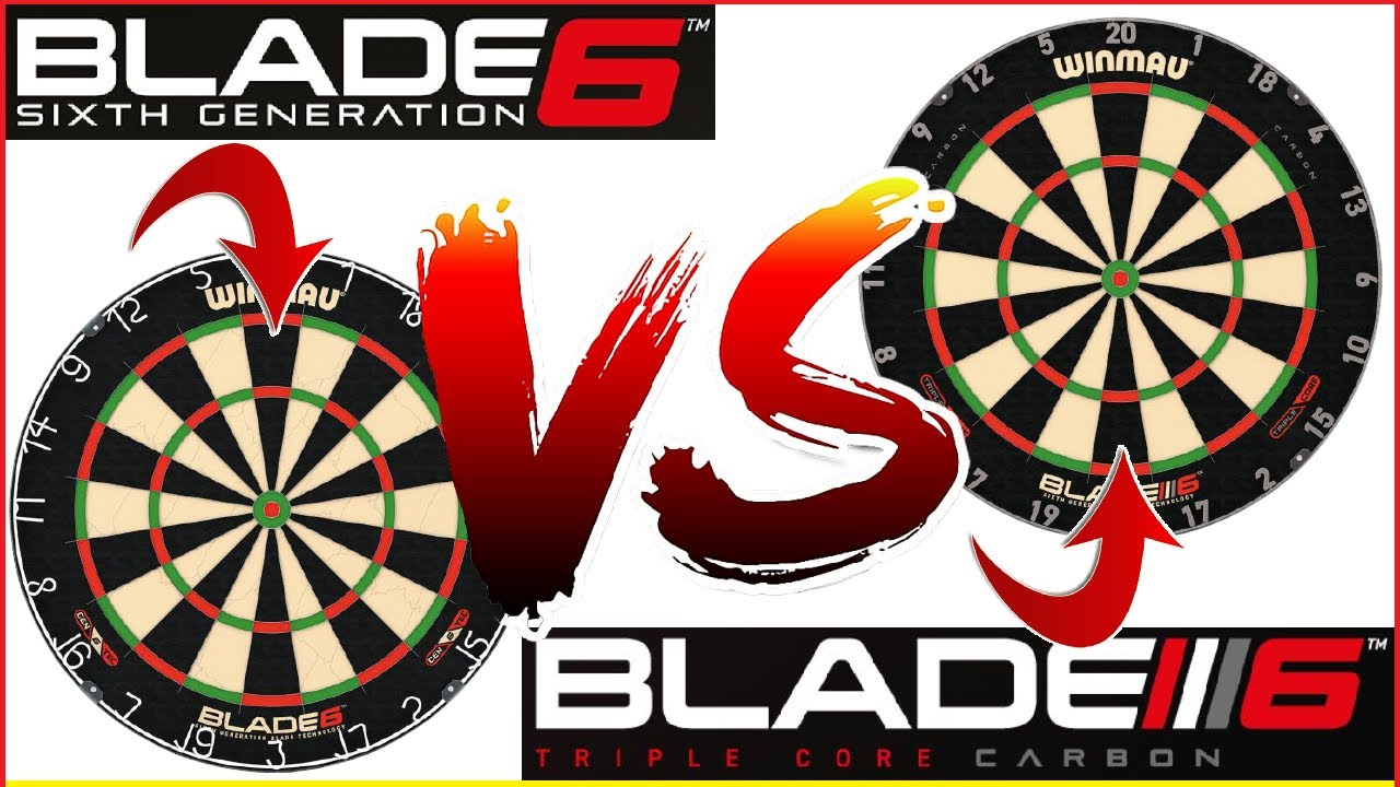 The NEW Winmau Blade 6 vs Blade 6 Triple Core Carbon - Is It Worth The  Extra $$$ 