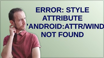 error: style attribute 