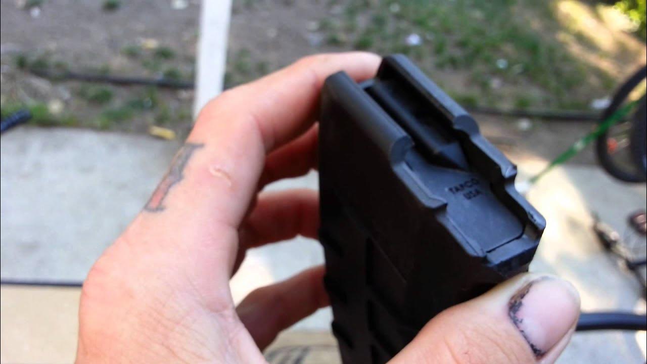 How to make "bolt hold open" mags AK47 YouTube