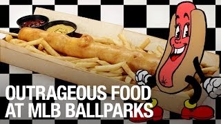 Outrageous food at mlb ballparks
