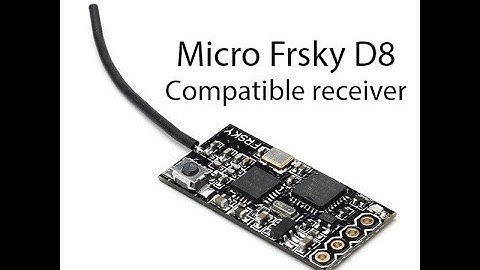 2.4G 8CH Micro Frsky D8 Compatible Receiver With PPM SBUS Output overview and installation