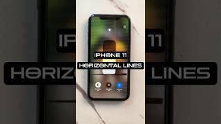 Iphone 11 Horizontal Black Lines.