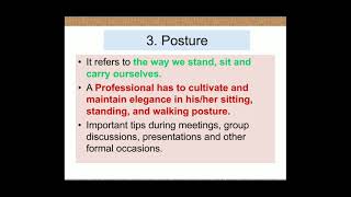 BCC(22009) Session-5 Body Language