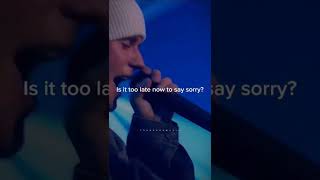 Justin Bieber - Sorry ( Lyrics ) | Whatsapp Status || Trendformusic