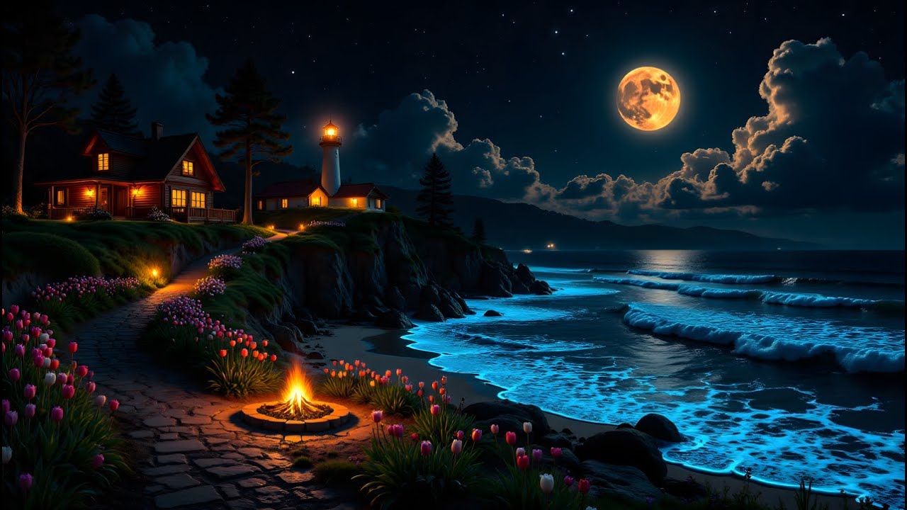 Peaceful Relaxing Oceans Waves - Sleep Music, Stress Relief Music - Remove All Anxiety