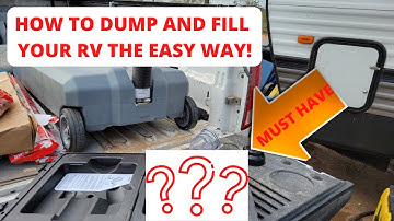 How to Dump and Fill the Easy Way While Boondocking!