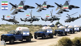 Virtual War Zone | Iran vs Israel | Oil Distributor Plant vs Fighter Jet Chaos in GTA 5