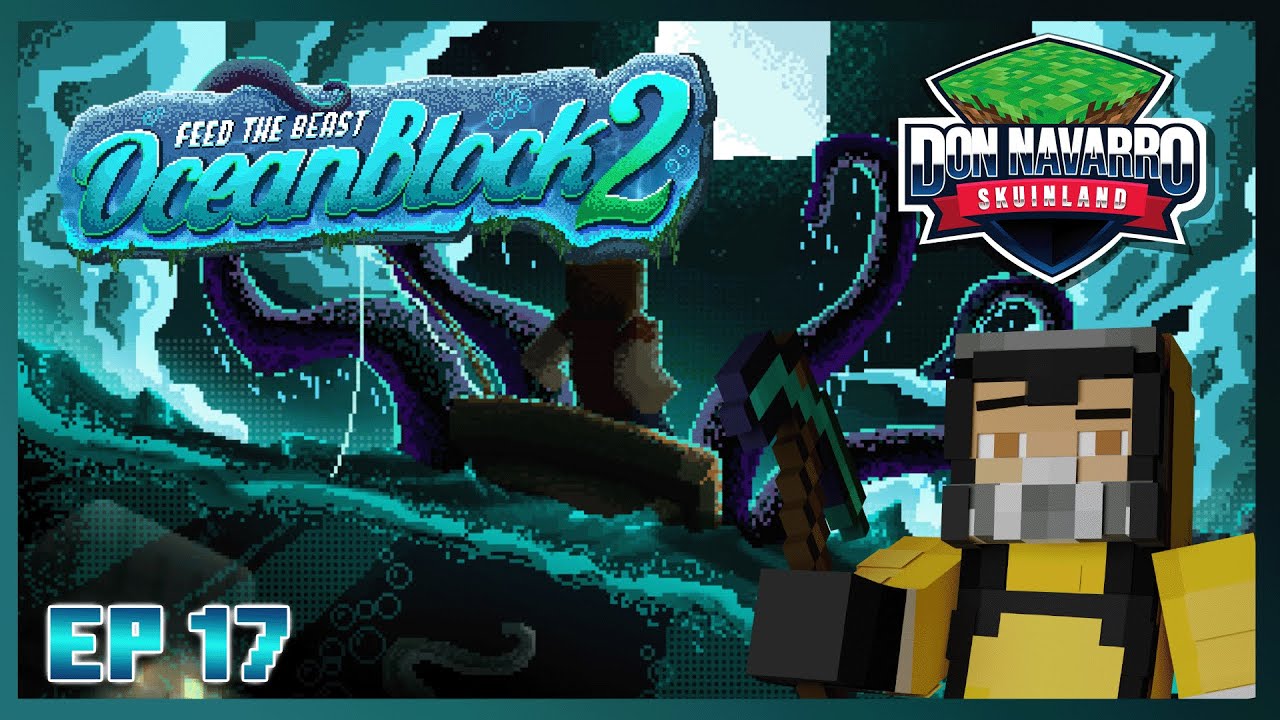 #17 Ocean Block 2 - 1.21.1 - Más energía. Almacenamiento digital ...
