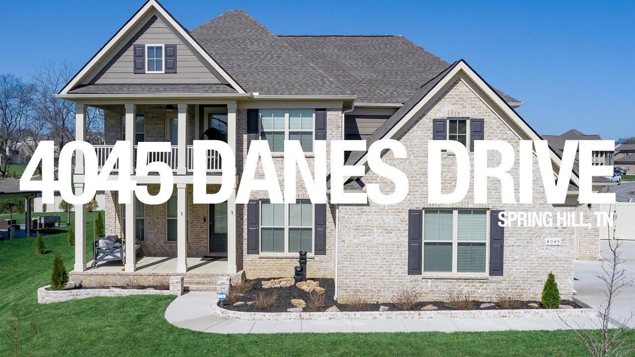 4045 Danes Drive Spring Hill, TN YouTube