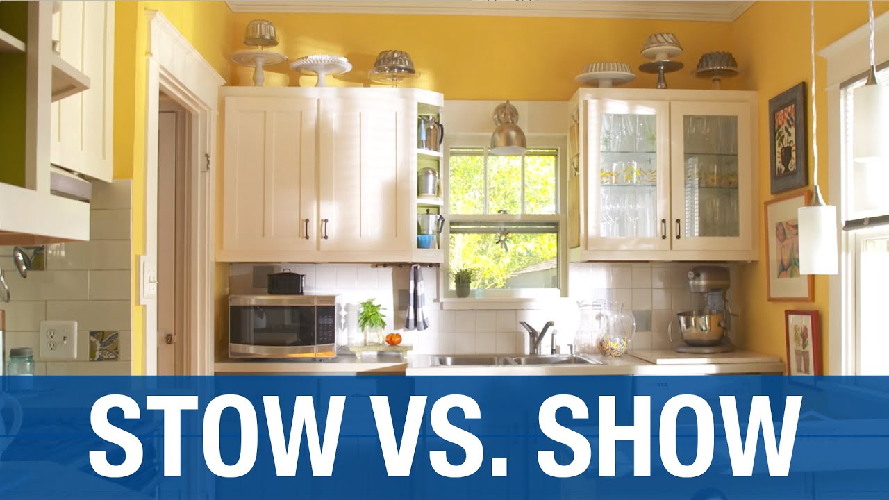 Kitchen Organization: Stow vs. Show - YouTube