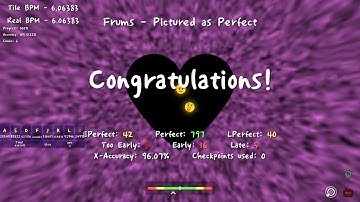 [ADOFAI Custom Clear] Frums - Pictured as Perfect