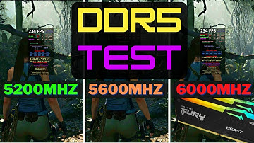 DDR5 5200MHz vs. 5600MHz vs. 6000MHz: Which is Faster? - COMPARISON