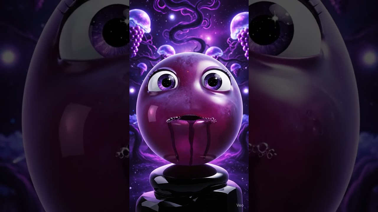 🍇Grape Head in a Cosmic Vineyard. 