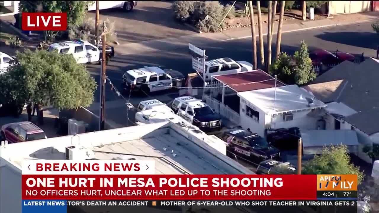 1 person injured after police shooting in Mesa - YouTube