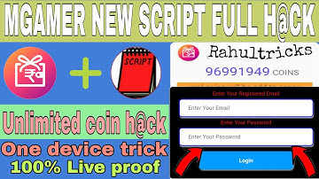 Mgamer coin add script | mgamer refer script unlimited coin 2021 | mgamer h@ck trick Rahultricks 🤑