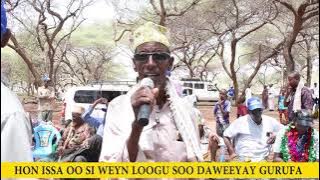 Hon issa Abdi Aden oo si weyn loogu soo daweeyay degmada Gurufa.