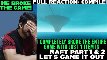 I Completely Broke the Entire Game with Just 1 Item in Raft FULL Reaction