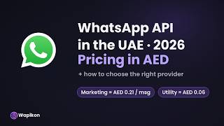 WhatsApp Business API Pricing UAE 2026: AED Rates & Provider | Wapikon
