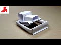 DIY - How to make a BULLDOZER with a movable blade out of A4 paper