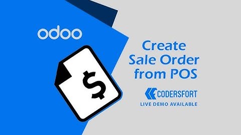 How to create sale order from POS using Odoo |  Create Sale Order from POS | odoo sale order creator