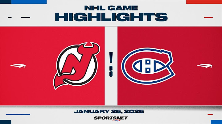 NHL Highlights | Devils vs. Canadiens - January 25, 2025