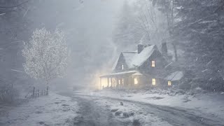 Mighty Snowstorm &amp; Heavy Blizzard Sounds for Sleeping - Howling Wind &amp; Blowing Snow