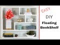 Easy DIY Floating Bookshelf | Modern Floating Shelves Easy DIY Floating Bookshelf | Modern Floating Shelves