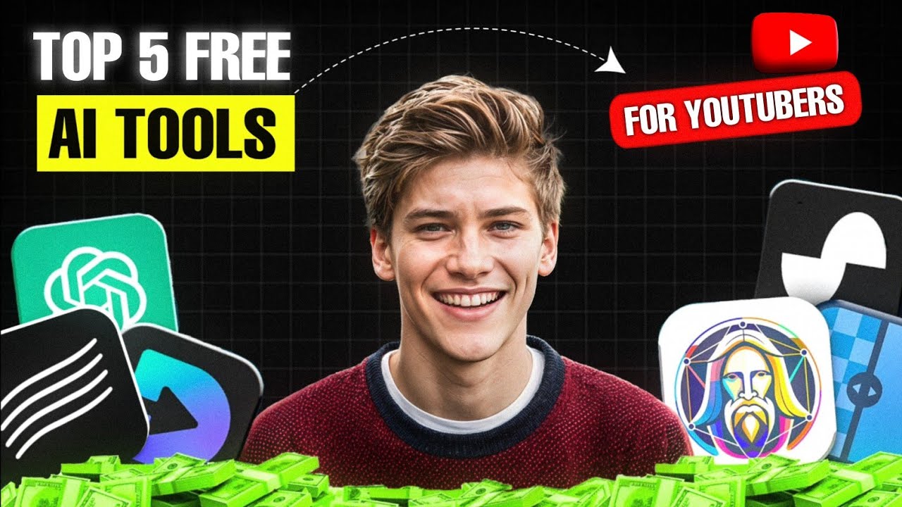 5 Free AI Tools to skyrocket your YouTube Success in 2025 🚀 | 5 Best AI ...
