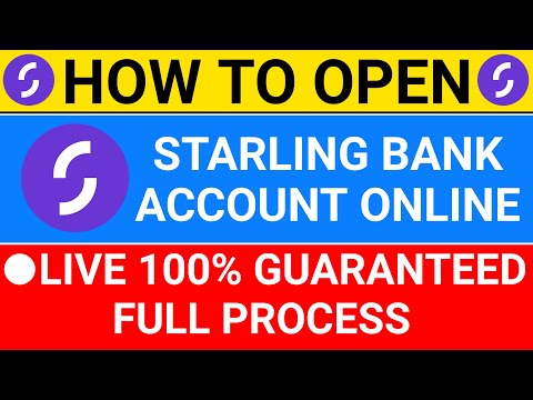 how to open Starling bank account in uk | Starling bank account opening online