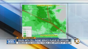 Officials say bad cell, wireless service by Sprint is putting San Diego officers in jeopardy