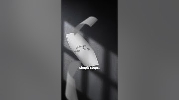 Viral Flying paper Animation Tutorial in 3 steps #aftereffects #shorts