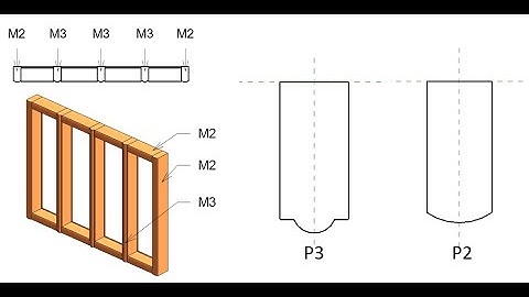 Modular Construction 1, Mullion Profile Family, Revit