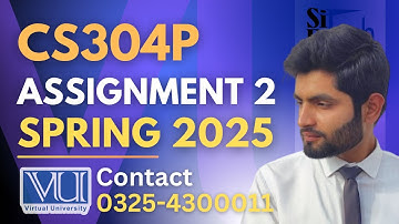 CS304P assignment 2 solution 2025 | CS304P assignment 2 solution spring 2025 #CS304P#assignment#2025