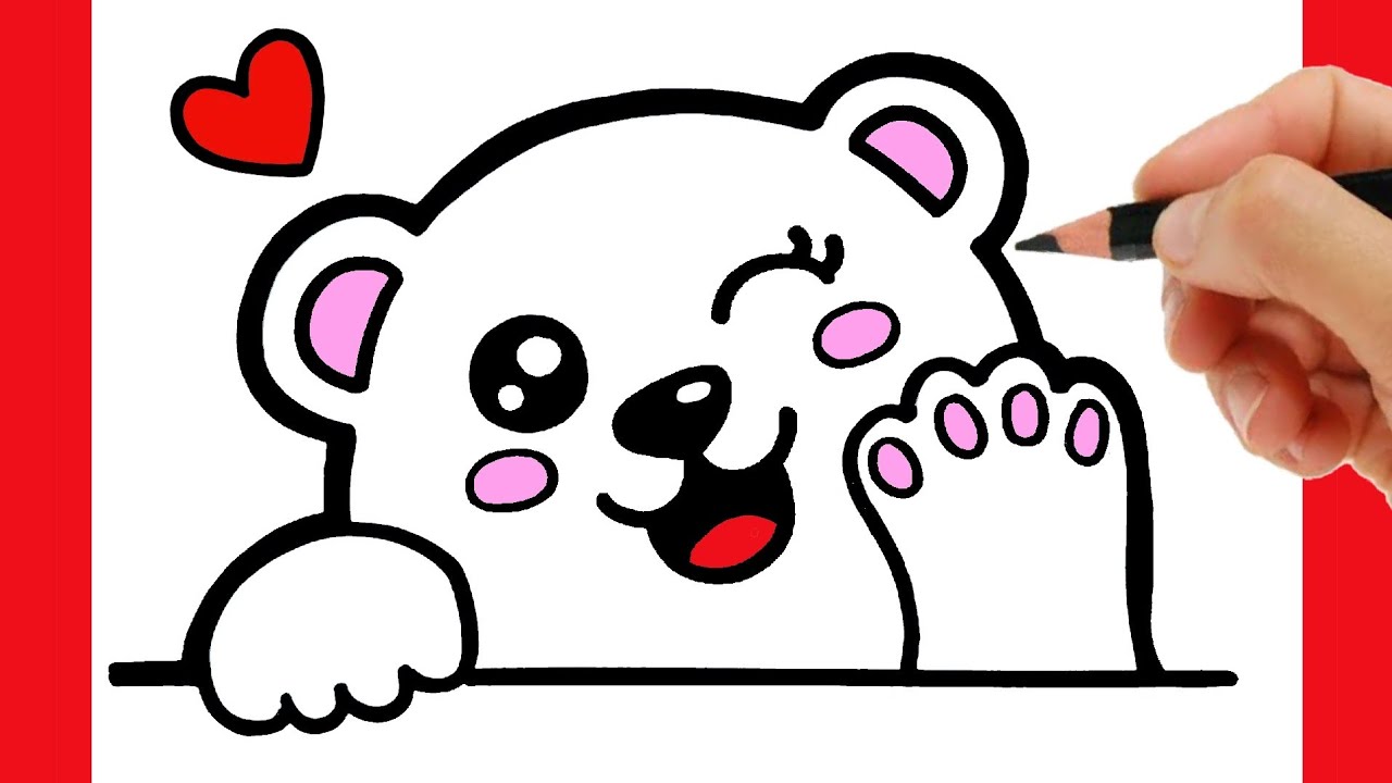 HOW TO DRAW A BEAR EASY STEP BY STEP - DRAW CUTE THINGS - HOW TO ...