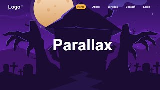 Parallax scrolling website using Html & Css & Js || How to create a website using Js